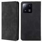 Xiaomi 13 Pro 5G magnetisk flip-mobilcover af hudvenligt PU-læder + TPU med kortholder og stativ