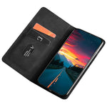 Xiaomi 13 Pro 5G magnetisk flip-mobilcover af hudvenligt PU-læder + TPU med kortholder og stativ