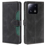 For Xiaomi 13 Pro 5G Cell Phone Cover Straw Hat Pattern PU Leather Phone Case Skin-touch Feeling Scratch-resistant Stand Wallet