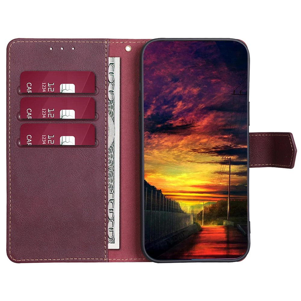 For Xiaomi 13 Pro 5G PU Leather Stand Wallet Shockproof RFID Blocking Phone Cover Cowhide Texture Phone Case