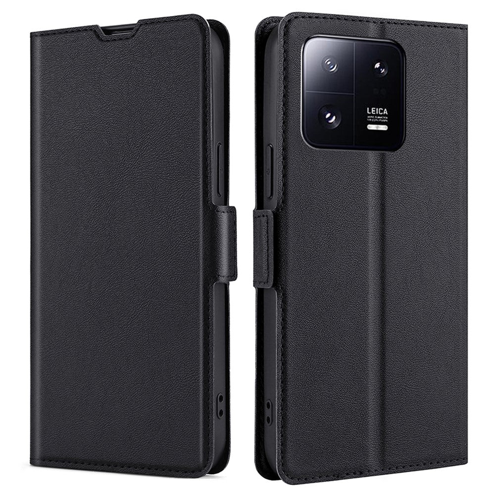 For Xiaomi 13 Pro 5G Ultra-thin Cell Phone Case Foldable Stand PU Leather Card Holder Protective Phone Cover Shell