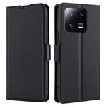 Xiaomi 13 Pro 5G Ultratunt Mobilskal Hopfällbart Stativ PU Läder Korthållare Skyddande mobilfodral Skal