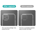 NORTHJO For iPhone 12 Pro 6.1 inch 2-in-1 Shockproof TPU Phone Case + Anti-scratch Ultra Clear Tempered Glass Screen Protector