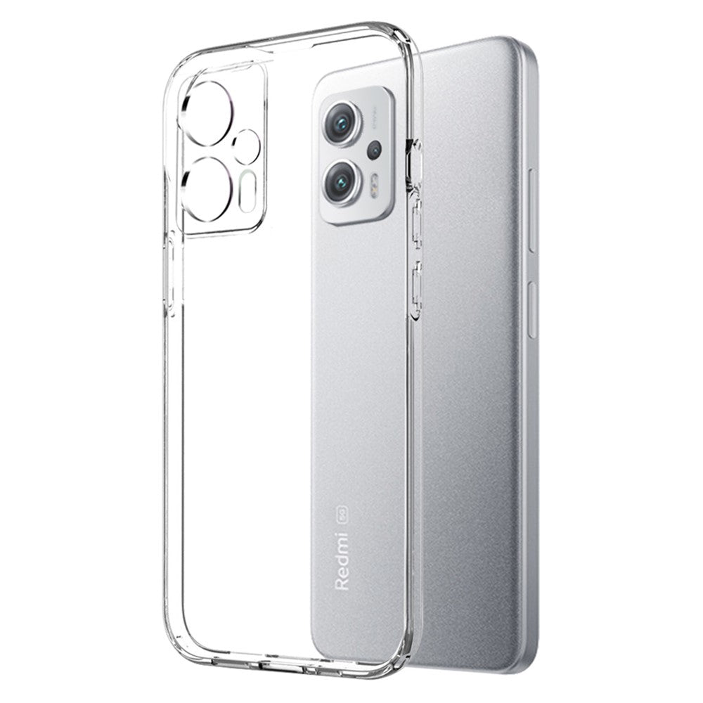 NORTHJO För Xiaomi Redmi Note 11T Pro 5G / Note 11T Pro+ 5G / Note 12T Pro 5G / Poco X4 GT 5G / Redmi K50i 5G 2-i-1 Fallskyddande Mjukt TPU Baksida + Reptåligt Skärmskydd i Härdat Glas