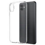 NORTHJO til Samsung Galaxy A04 4G (164,4 x 76,3 x 9,1 mm), 2-i-1 stødbeskyttende blødt TPU-mobilcover + ridsefast, splintbeskyttende skærmbeskyttelse i hærdet glas