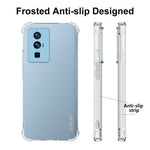 ENKAY HAT PRINCE For Xiaomi Poco F5 Pro 5G / Redmi K60 Pro 5G / K60 5G Shockproof TPU Cell Phone Cover Thickened Corners Anti-slip Strip Edge Clear Smartphone Case