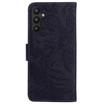 Til Samsung Galaxy A54 5G PU-læder stand magnetisk lukning etui med tigerprint pungetui beskyttende telefoncover