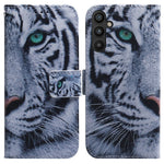 For Samsung Galaxy A34 5G Pattern Printing Phone Case Wallet Stand PU Leather Flip Cover