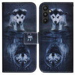 For Samsung Galaxy A34 5G Pattern Printing Phone Case Wallet Stand PU Leather Flip Cover