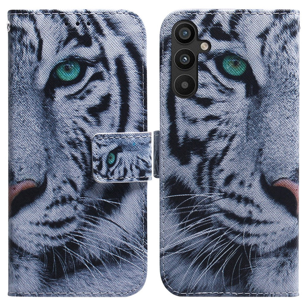 For Samsung Galaxy A54 5G PU Leather Magnetic Closure Pattern Printing Case Stand Wallet Flip Phone Cover