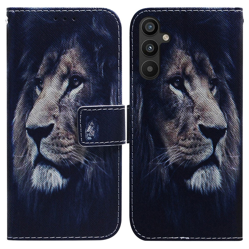 For Samsung Galaxy A54 5G PU Leather Magnetic Closure Pattern Printing Case Stand Wallet Flip Phone Cover