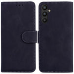 For Samsung Galaxy A54 5G Fingerprint-Proof Solid Color PU Leather Wallet Case Shockproof Phone Stand Cover