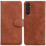 For Samsung Galaxy A54 5G Fingerprint-Proof Solid Color PU Leather Wallet Case Shockproof Phone Stand Cover