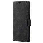 AUTSPACE A01-serien til Samsung Galaxy S23 Ultra RFID-blokerende telefoncover Flip Læder Stand Pung Fuld Beskyttelse Retro Tekstur Mat Telefoncover
