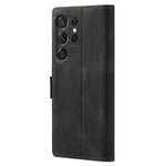 AUTSPACE A01-serien til Samsung Galaxy S23 Ultra RFID-blokerende telefoncover Flip Læder Stand Pung Fuld Beskyttelse Retro Tekstur Mat Telefoncover