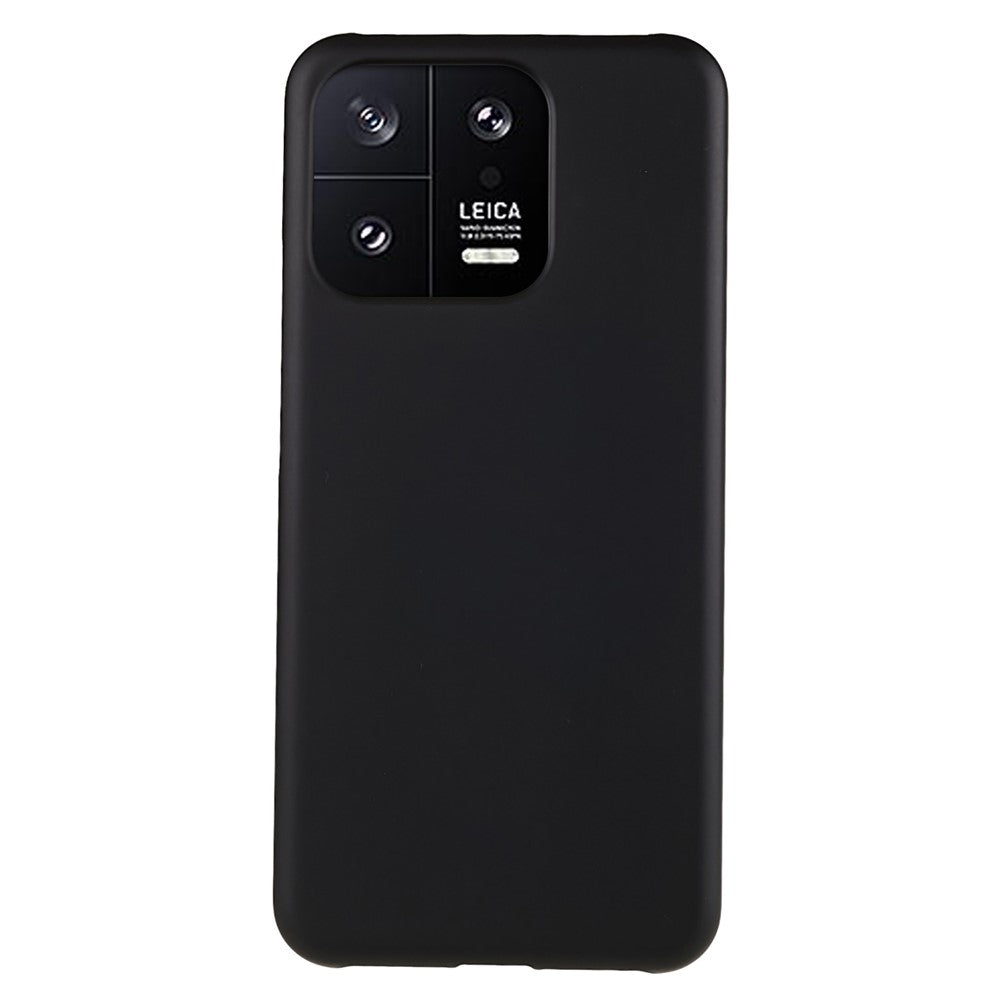 For Xiaomi 13 5G Rubberized Glossy Surface Minimalist Case Hard PC Shockproof Protective Phone Cover