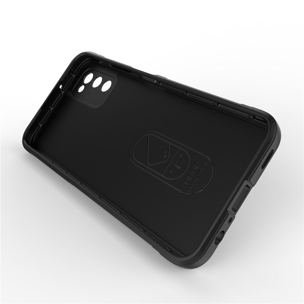 For Samsung Galaxy A03s (164.2mm) Flexible TPU Phone Case Rugged Back Scratch-Resistant Cover