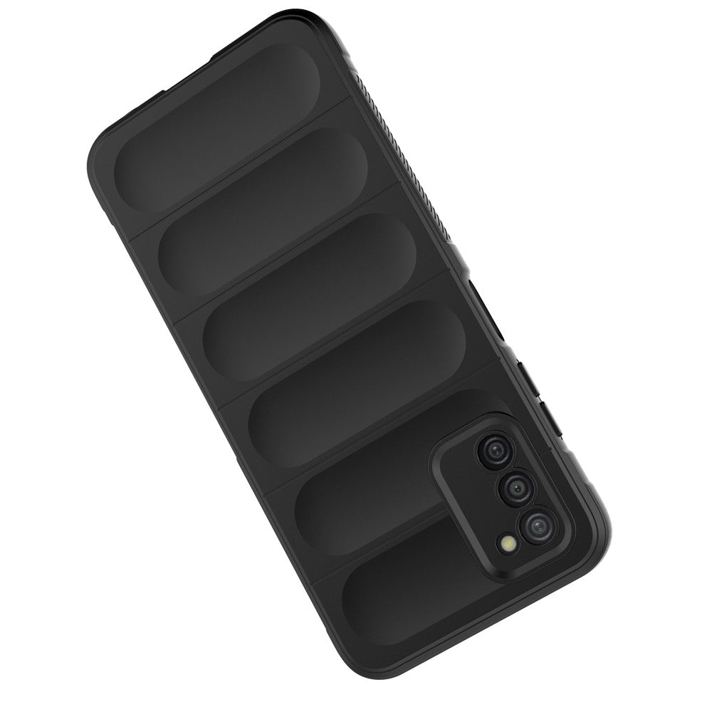 For Samsung Galaxy A03s (164.2mm) Flexible TPU Phone Case Rugged Back Scratch-Resistant Cover