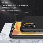 For Samsung Galaxy A04 4G (164.4 x 76.3 x 9.1 mm) Rotary Ring Kickstand Phone Case Hard PC+Soft TPU Anti-drop Cover