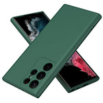 For Samsung Galaxy S23 Ultra Rubberized Soft TPU Cover Fiber Lining Cushion Protection 2.2mm Thickness Phone Case