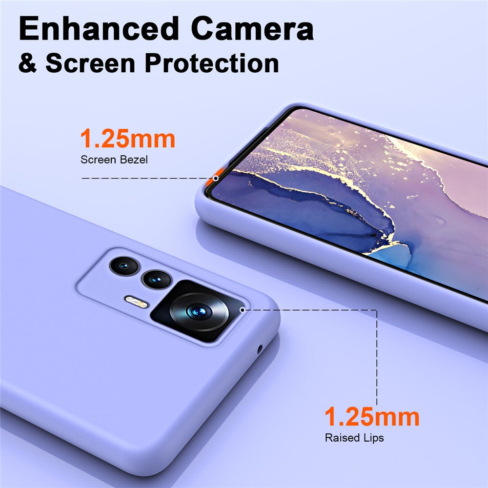 Xiaomi 12T 5G / 12T Pro 5G / Redmi K50 Ultra 5G Fallskyddande mobilskal 2,2 mm tjockt fiberfoder Gummerat TPU-skyddsfodral