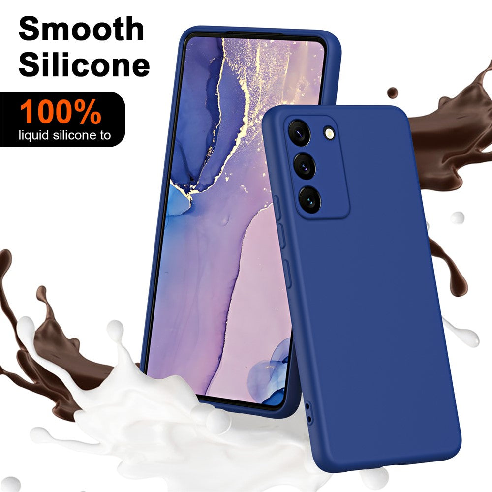 For Samsung Galaxy S23+ 2.2mm Thickness Drop-proof Phone Case Fiber Lining Rubberized Flexible TPU Protective Cover