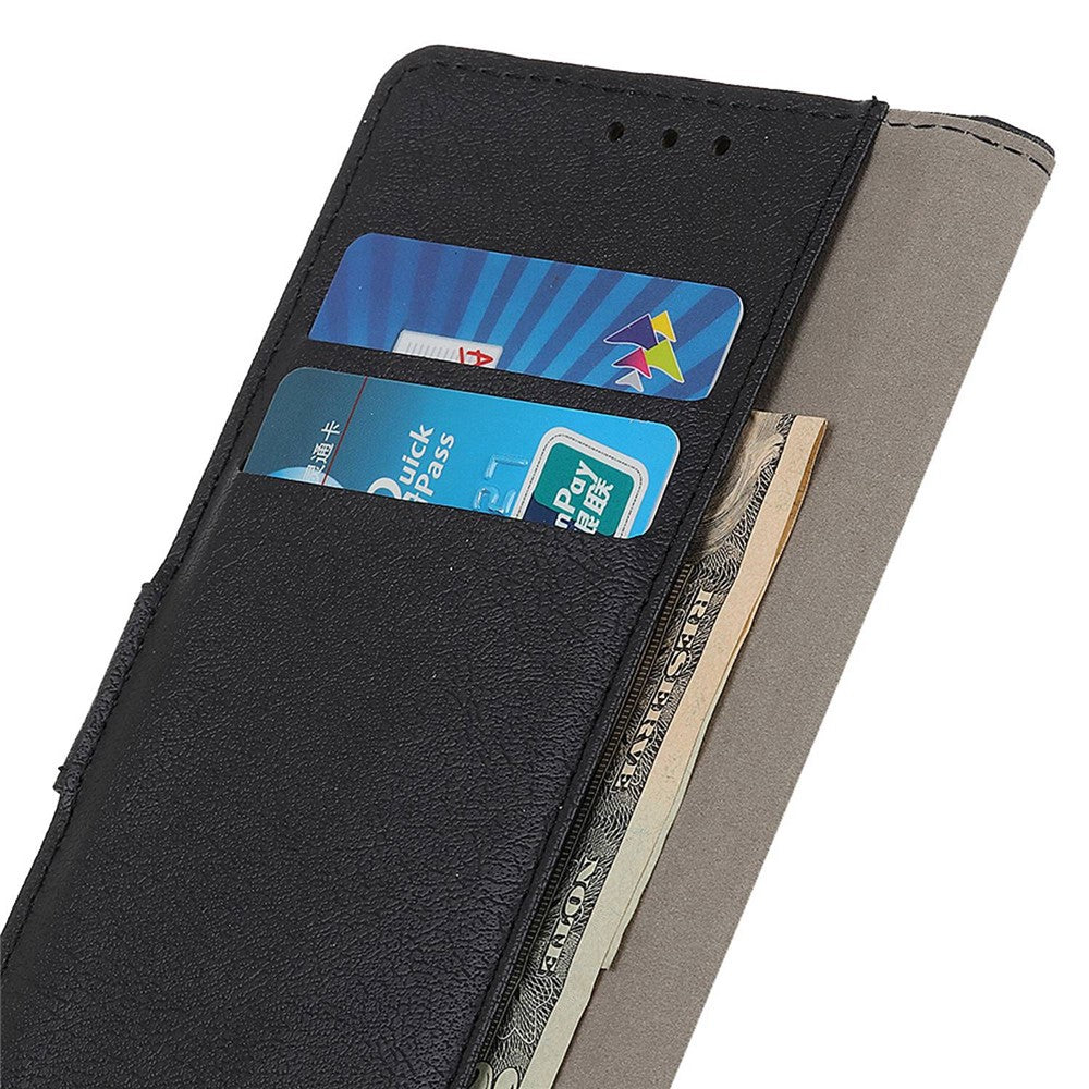 Full Protection Phone Case for Xiaomi 13 Pro 5G, Textured PU Leather Stand Wallet Drop-proof Cover