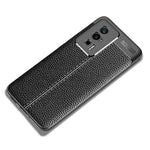 Xiaomi Poco F5 Pro 5G / Redmi K60 Pro 5G / K60 5G Litchitextur Fallskydd TPU-fodral mobilskal Reptåligt mobilskal