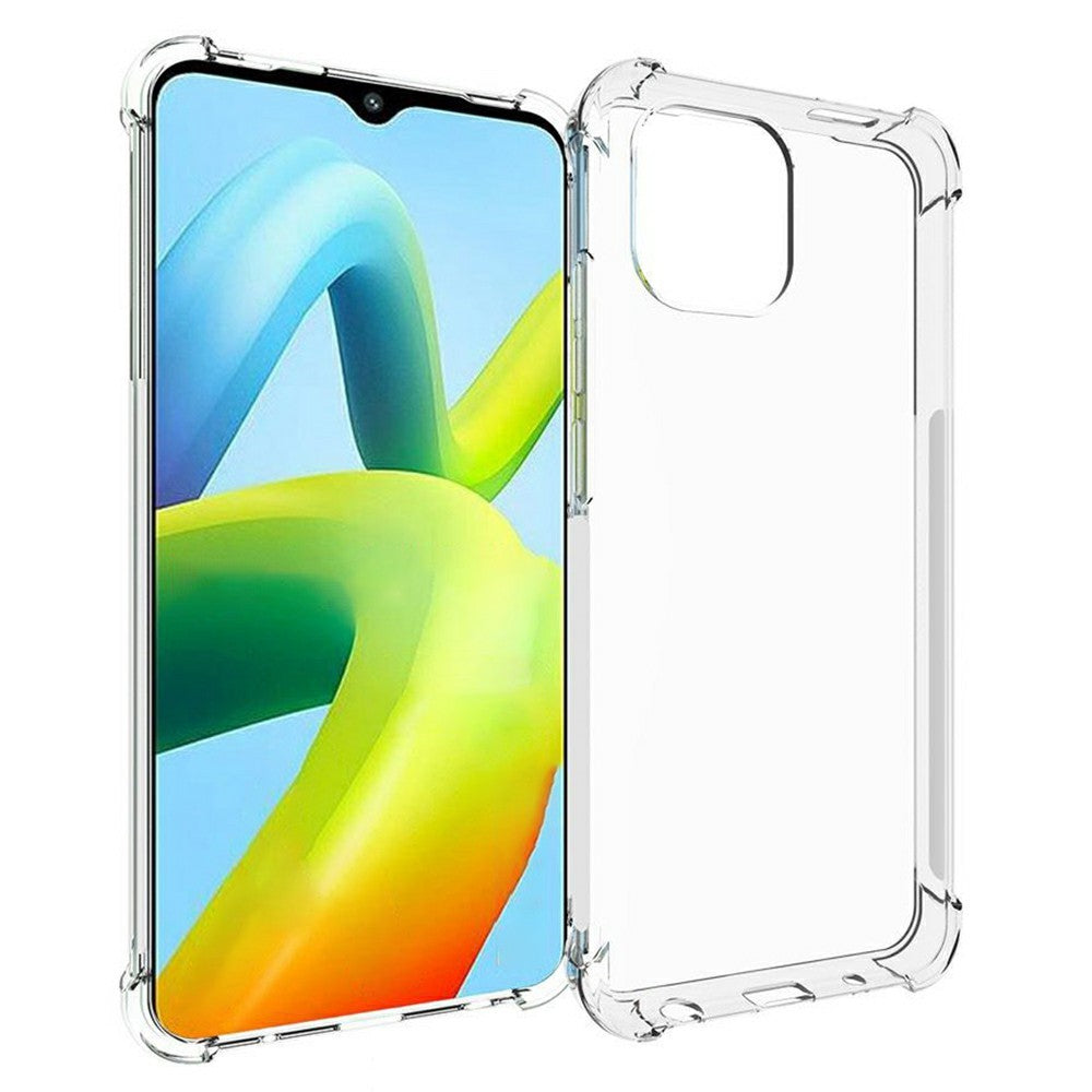 Xiaomi Redmi A1 4G / A2 4G Förstärkta hörnskyddande mobilskal mjukt TPU halkfritt transparent skal