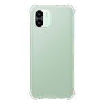 Xiaomi Redmi A1 4G / A2 4G Förstärkta hörnskyddande mobilskal mjukt TPU halkfritt transparent skal