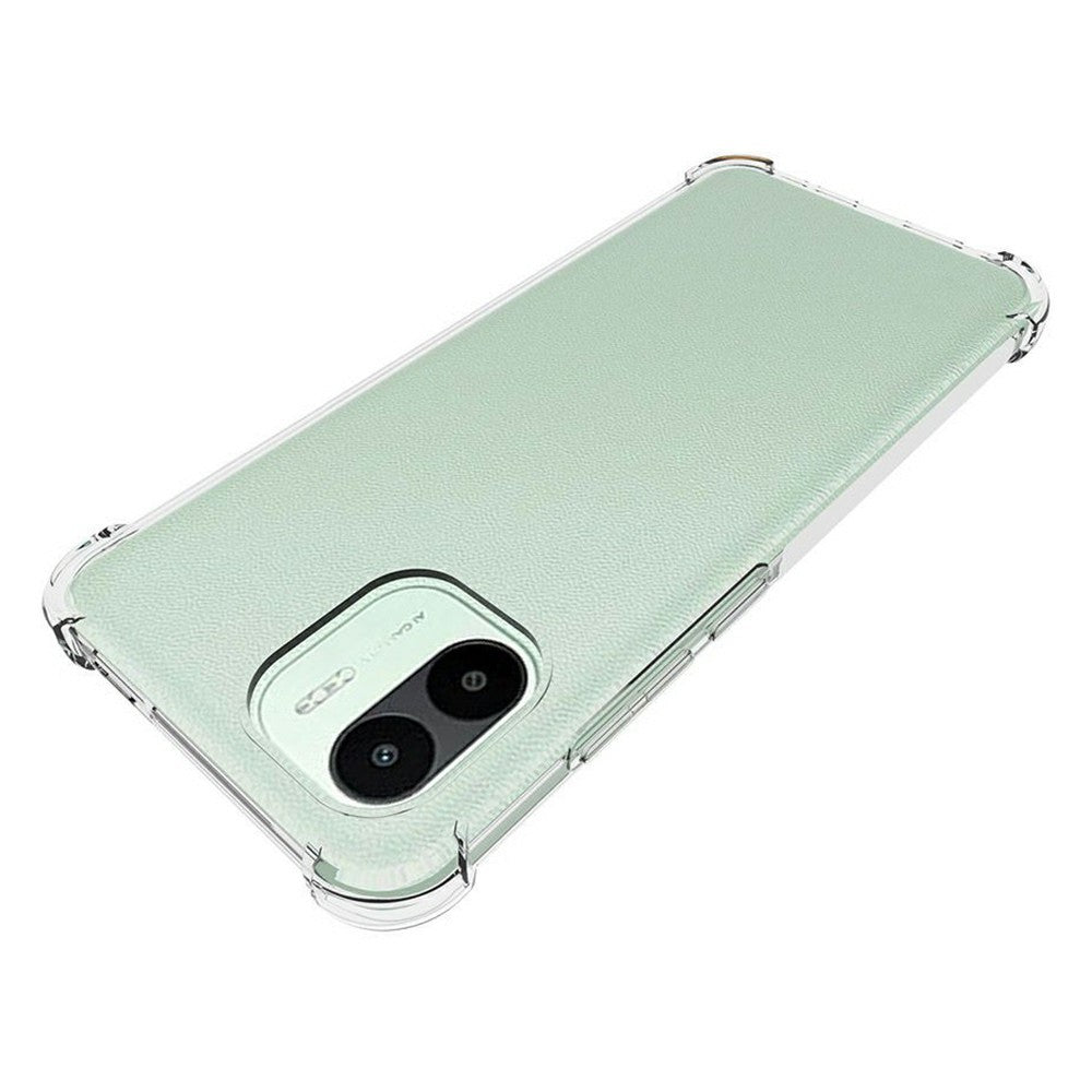 Xiaomi Redmi A1 4G / A2 4G Förstärkta hörnskyddande mobilskal mjukt TPU halkfritt transparent skal
