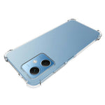 Xiaomi Redmi Note 12 5G (Global) / (Indien) / (Kina) / Poco X5 5G mobilcover med forstærkede hjørner, blød TPU, transparent, skridsikkert mobilcover