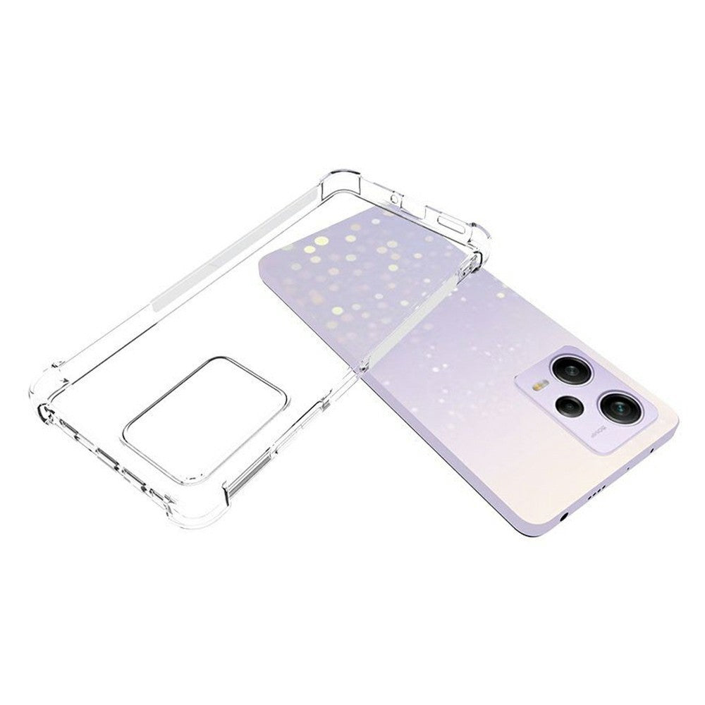 Xiaomi Redmi Note 12 Pro 5G / Note 12 Pro Speed 5G / Poco X5 Pro 5G Halkfritt Fallskyddsskal Genomskinligt TPU Förstärkta Hörn Stötsäkert mobilskal
