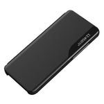 Til Samsung Galaxy A54 5G Telefoncover Klart View Window Anti-ridse Flip Læder Telefoncover med Stand