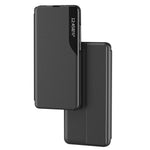 Til Samsung Galaxy A54 5G Telefoncover Klart View Window Anti-ridse Flip Læder Telefoncover med Stand