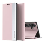 Til Samsung Galaxy A54 5G Elektroplettering PU-lædertelefoncover Stativ Ridsefast Smartphone-etui