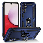 Samsung Galaxy A14 5G / 4G militærklassificeret stødsikkert mobilcover med ringstøttedesign, PC + TPU-faldsikkert etui