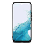 For Samsung Galaxy A54 5G Carbon Fiber Texture PU Leather Coated TPU Protective Case Anti-scratch Cell Phone Cover