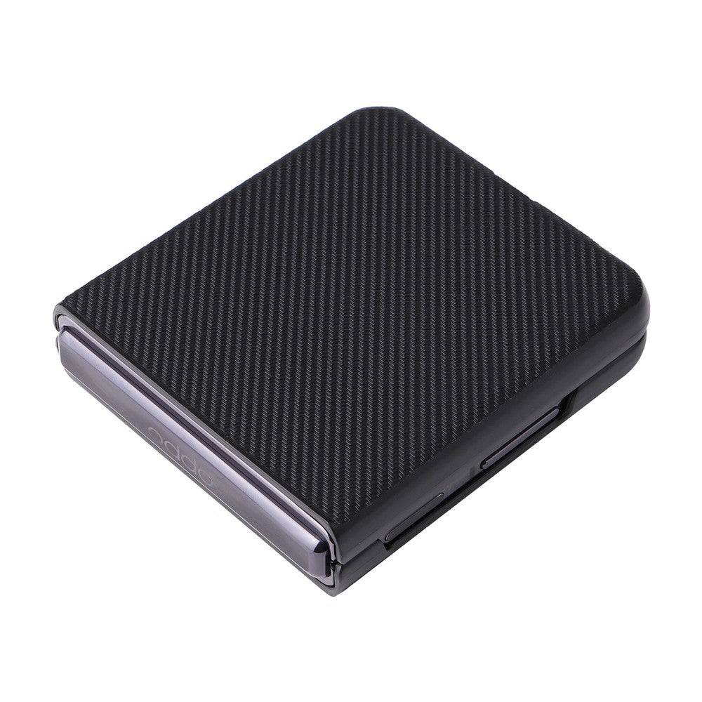 For Oppo Find N2 Flip 5G Anti-scratch Phone Back Cover PU Leather + PC Non-slip Phone Case