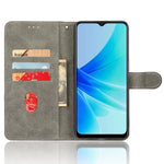 For Oppo A57 4G / A57s 4G / A57e 4G / A77 4G RFID Blocking PU Leather Anti-drop Phone Case Protective Magnetic Mobile Phone Cover with Wallet Stand