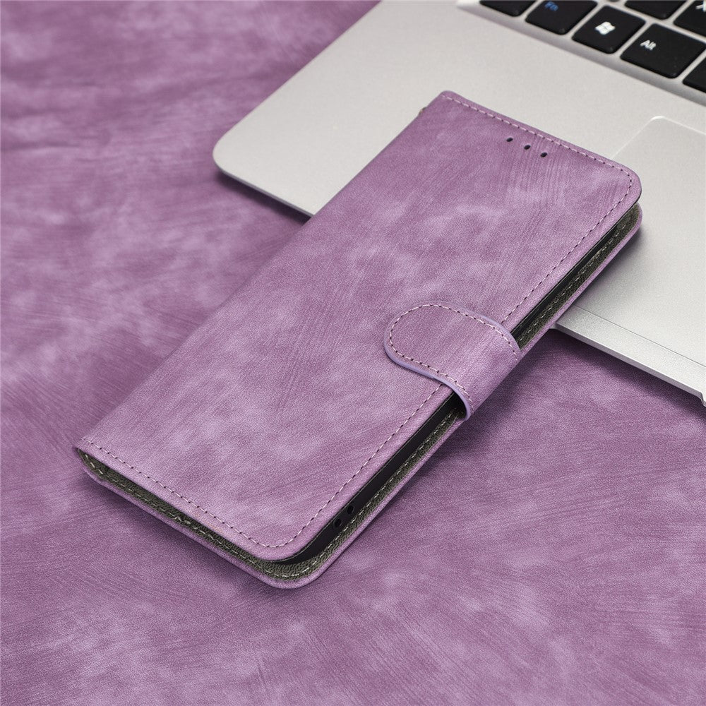 For Oppo A57 4G / A57s 4G / A57e 4G / A77 4G RFID Blocking PU Leather Anti-drop Phone Case Protective Magnetic Mobile Phone Cover with Wallet Stand