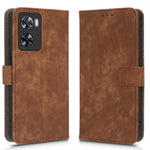 For Oppo A57 4G / A57s 4G / A57e 4G / A77 4G RFID Blocking PU Leather Anti-drop Phone Case Protective Magnetic Mobile Phone Cover with Wallet Stand