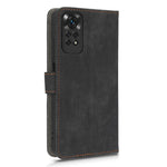 For Xiaomi Redmi Note 11 4G (Qualcomm) / Note 11S 4G RFID Blocking Full Coverage PU Leather Phone Case Protective Magnetic Mobile Phone Cover with Wallet Stand