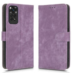 For Xiaomi Redmi Note 11 4G (Qualcomm) / Note 11S 4G RFID Blocking Full Coverage PU Leather Phone Case Protective Magnetic Mobile Phone Cover with Wallet Stand