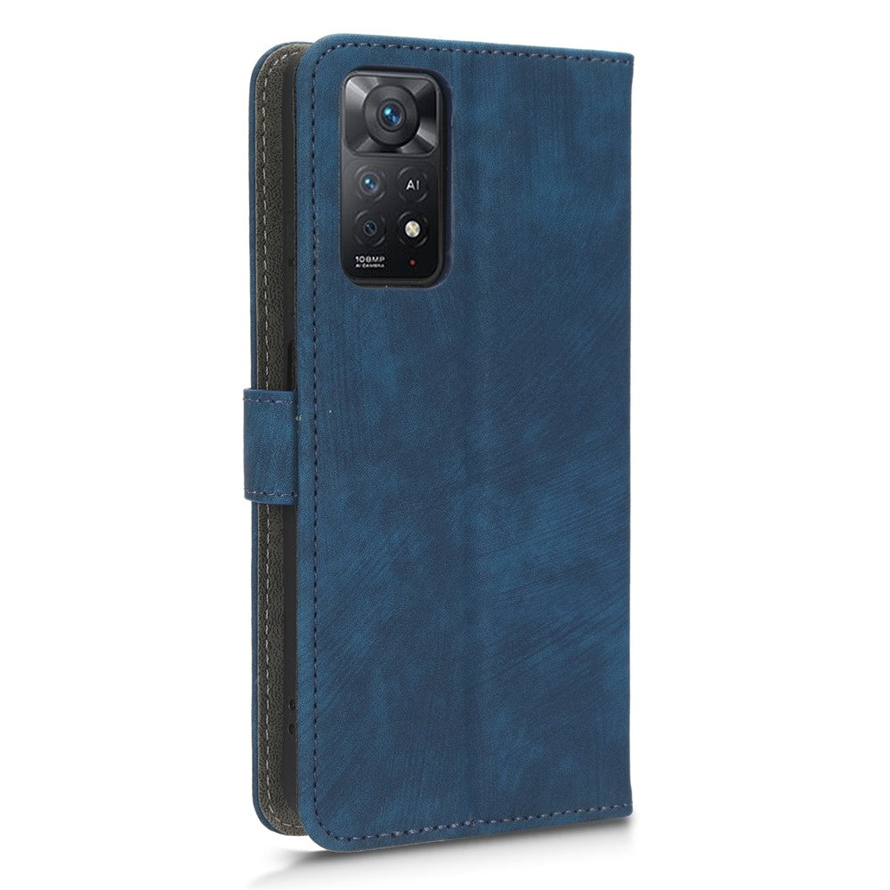 Xiaomi Redmi Note 11 Pro 4G (MediaTek) / Note 11 Pro 5G (Qualcomm) / Note 12 Pro 4G / Note 11E Pro 5G RFID-blockerande PU-läderfodral Heltäckande magnetiskt mobilmobilfodral med plånboksställ