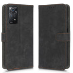 Xiaomi Redmi Note 11 Pro 4G (MediaTek) / Note 11 Pro 5G (Qualcomm) / Note 12 Pro 4G / Note 11E Pro 5G RFID-blockerande PU-läderfodral Heltäckande magnetiskt mobilmobilfodral med plånboksställ