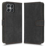 For Honor X8 4G / X30i RFID Blocking Anti-scratch Phone Case Magnetic PU Leather Flip Smartphone Cover with Wallet Stand