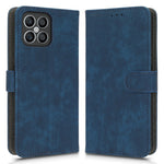 For Honor X8 4G / X30i RFID Blocking Anti-scratch Phone Case Magnetic PU Leather Flip Smartphone Cover with Wallet Stand