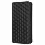 Magnetic Auto Closing Phone Case For Xiaomi 13 5G, Rhombus Pattern Imprinted PU Leather Wallet Stand Cell Phone Cover