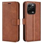 For Huawei nova Y61 4G Calf Texture PU Leather Phone Case Wallet Stand Full Body Flip Folio Square Magnetic Clasp Protective Cover
